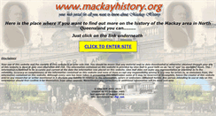 Desktop Screenshot of mackayhistory.org